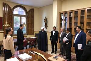 بازدید رئیس سازمان فرهنگ و ارتباطات اسلامی از دانشگاه کاتولیک سان داماسو اسپانیا